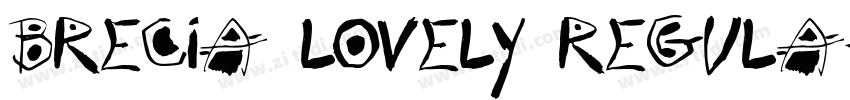 BRECIA LOVELY REGULA字体转换